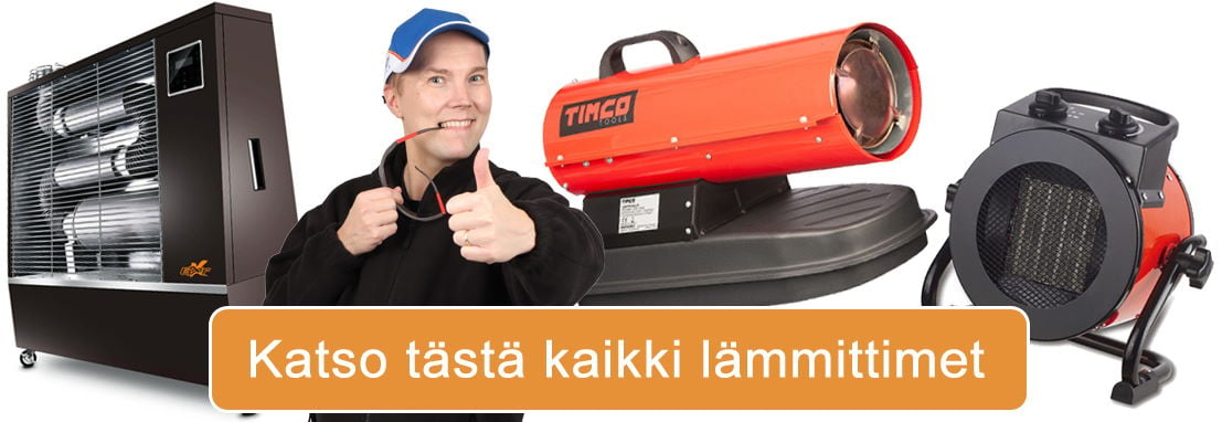 Katso tästä kaikki hallilämmittimemme!